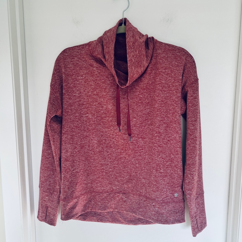 Apana‎ Burgundy Cowl Neck Pullover, Size M